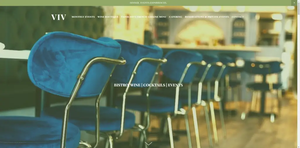 Viv Bistro Website